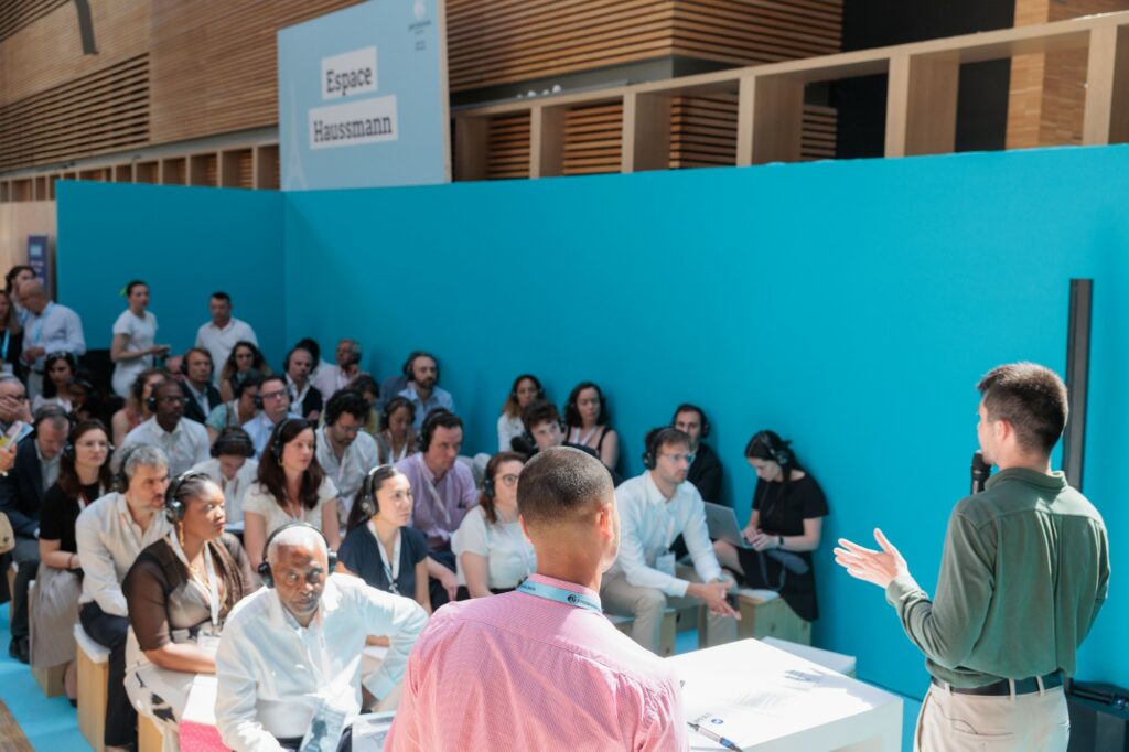 Un talk à Patrimonia Paris.